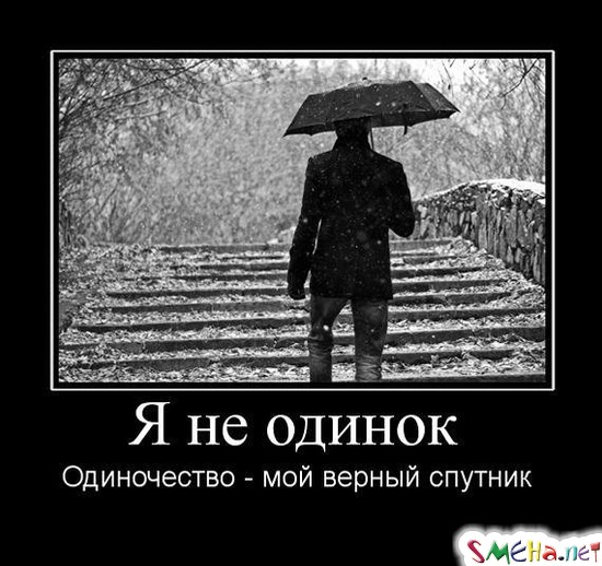 Я не одинок - Одиночество - мой верный спутник