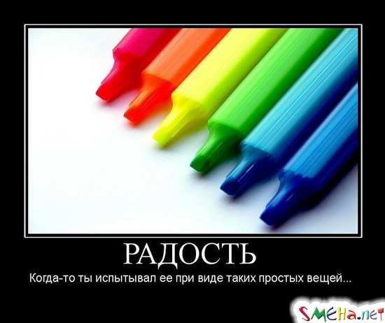 РАДОСТЬ - Когда-то ты испытывал ее при виде таких простых вещей...