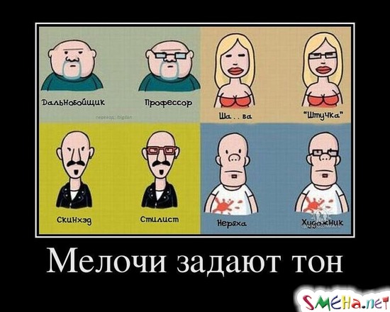 Мелочи задают тон