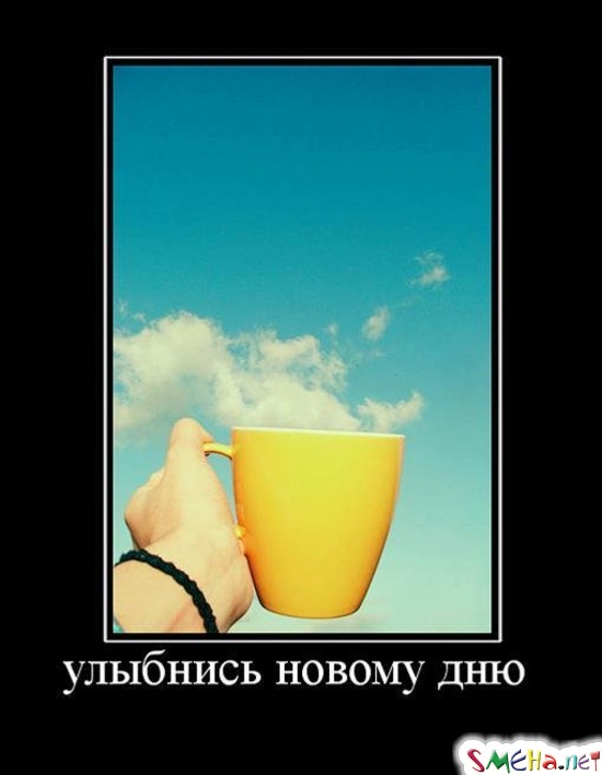 улыбнись новому дню