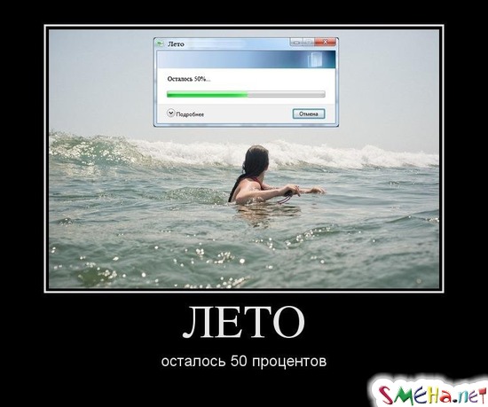 ЛЕТО - осталось 50 процентов