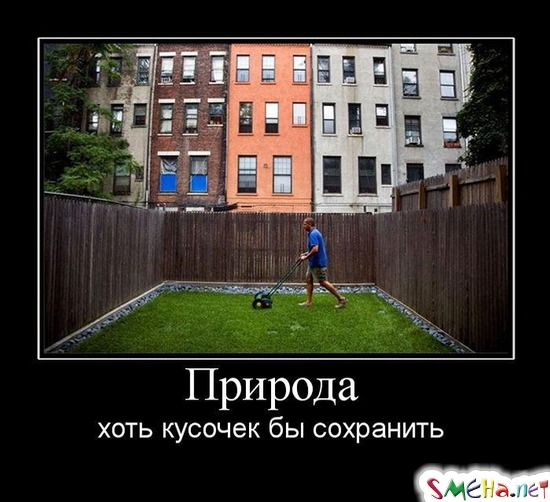 Природа - хоть кусочек бы сохранить