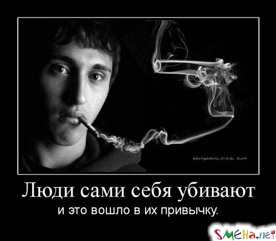 Люди сами себя убивают - и это вошло в их привычку.