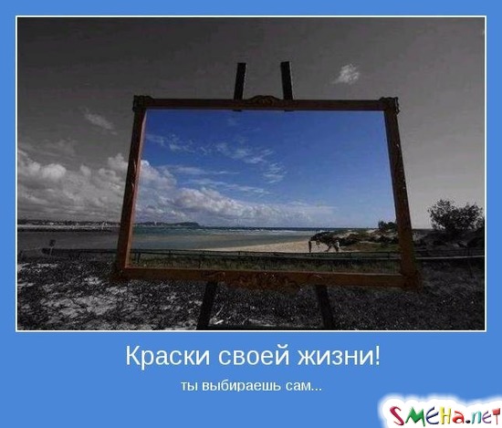 Краски своей жизни! - ты выбираешь сам...