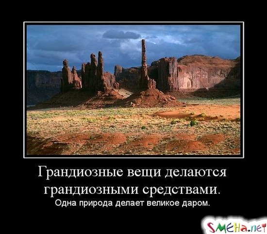 Грандиозные вещи делаются грандиозными средствами. - Одна природа делает великое даром.
