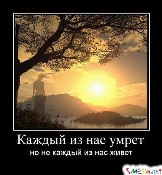 Каждый из нас умрет - но не каждый из нас живет