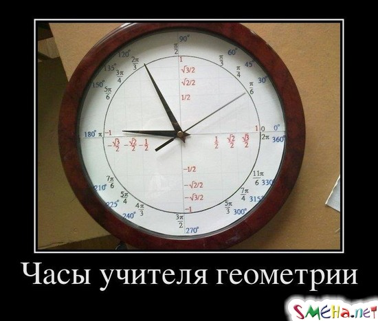 Часы учителя геометрии