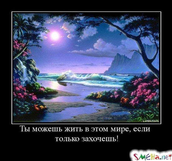 Ты можешь жить в этом мире, если только захочешь!