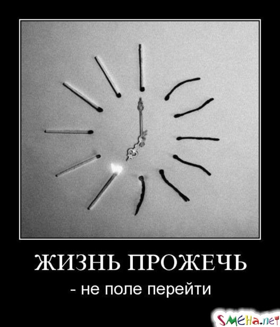 ЖИЗНЬ ПРОЖЕЧЬ - - не поле перейти