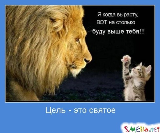 Цель - это святое