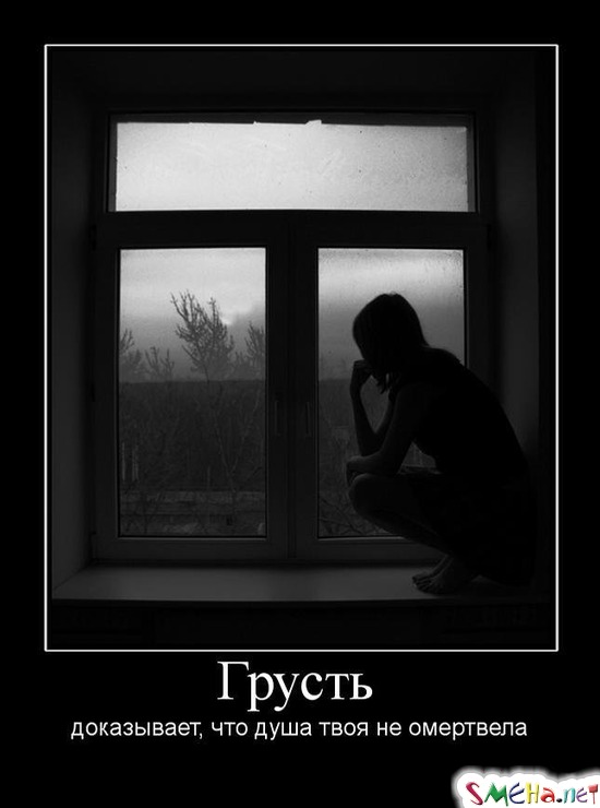 Грусть - доказывает, что душа твоя не омертвела