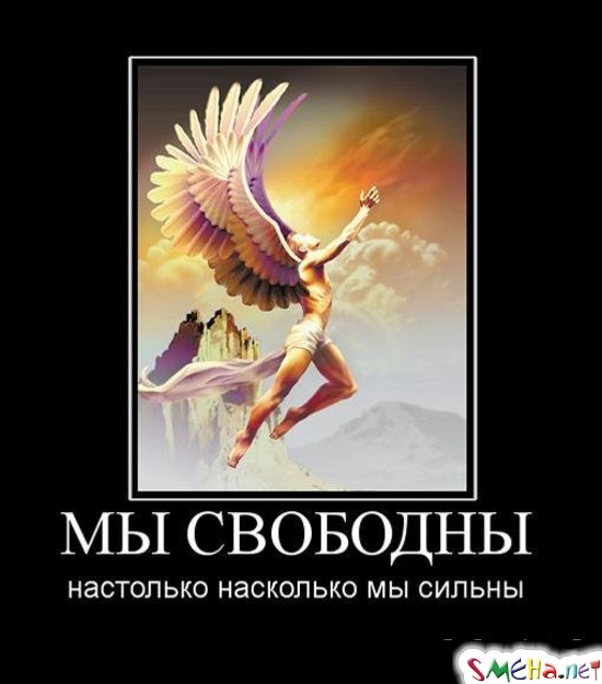 МЫ СВОБОДНЫ - настолько насколько мы сильны