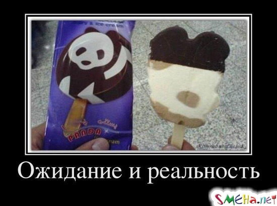 Ожидание и реальность