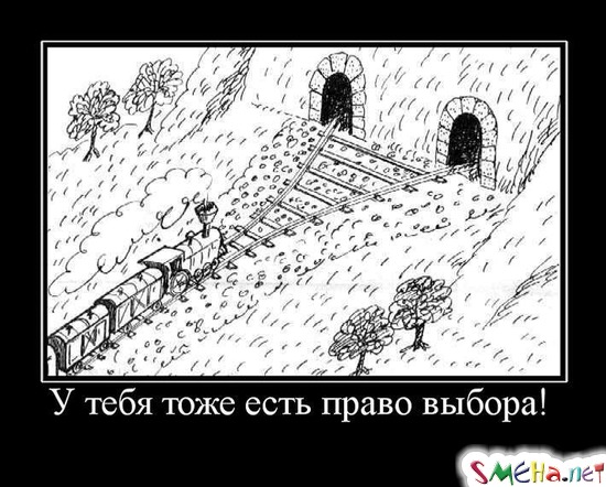 У тебя тоже есть право выбора!