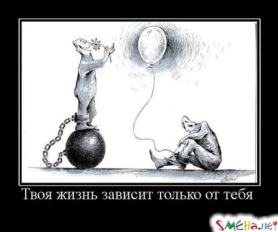 Твоя жизнь зависит только от тебя