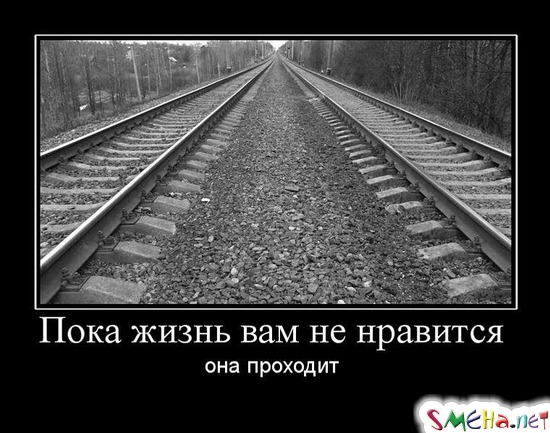 Пока жизнь вам не нравится - она проходит