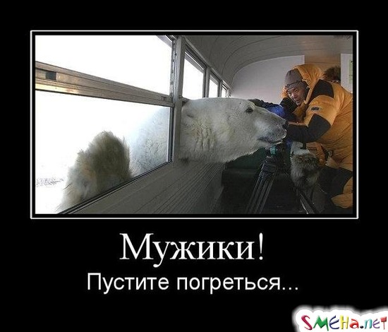 Мужики! - Пустите погреться...