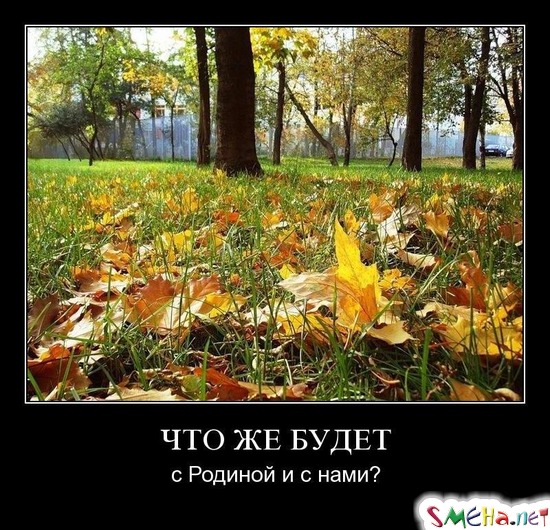 ЧТО ЖЕ БУДЕТ - с Родиной и с нами?