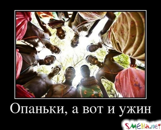 Опаньки, а вот и ужин