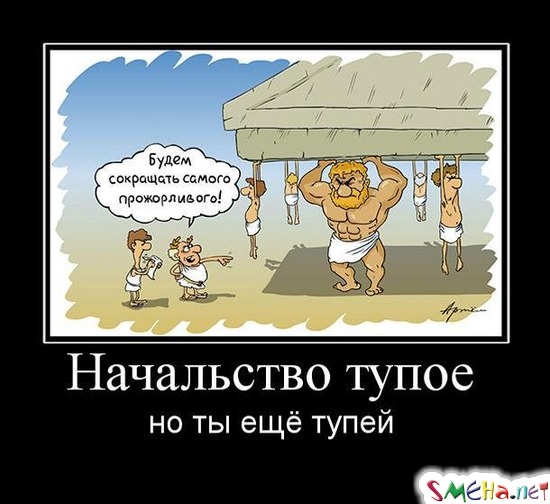 Начальство тупое - но ты ещё тупей