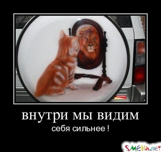 внутри мы видим - себя сильнее !