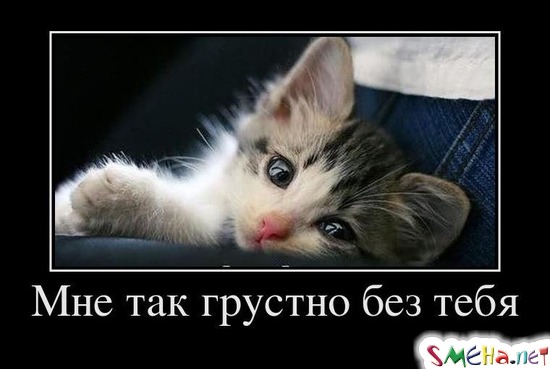 Мне так грустно без тебя