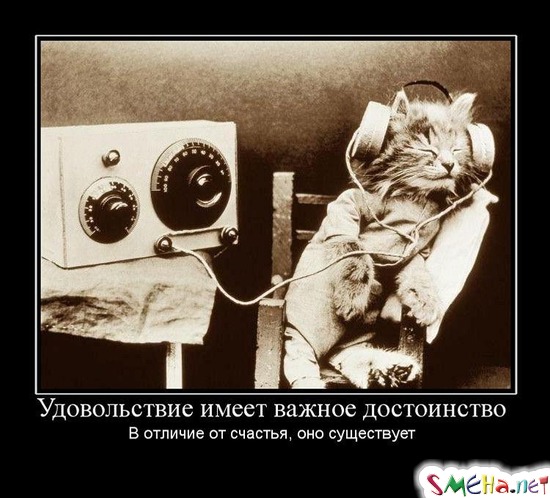 Удовольствие имеет важное достоинство - В отличие от счастья, оно существует