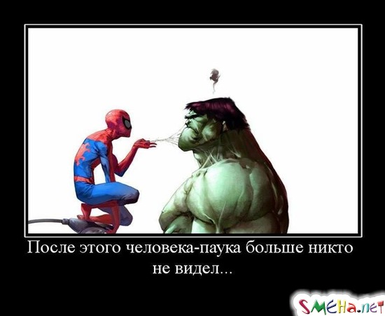 После этого человека-паука больше никто не видел...