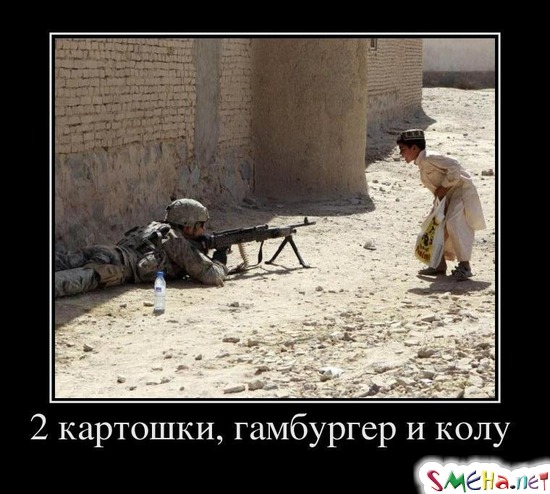 2 картошки, гамбургер и колу
