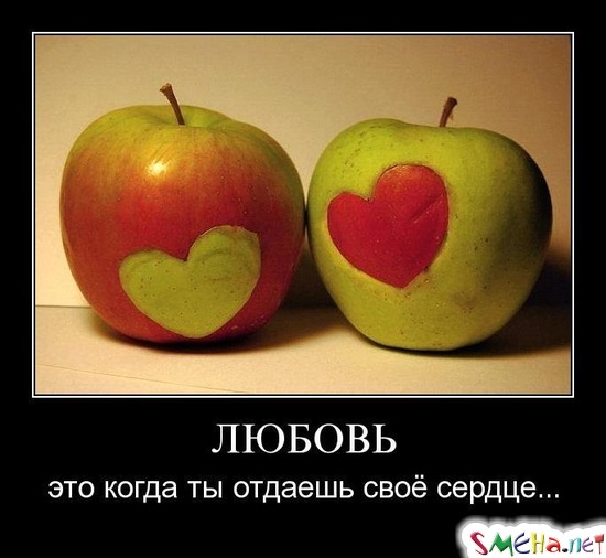 ЛЮБОВЬ - это когда ты отдаешь своё сердце...
