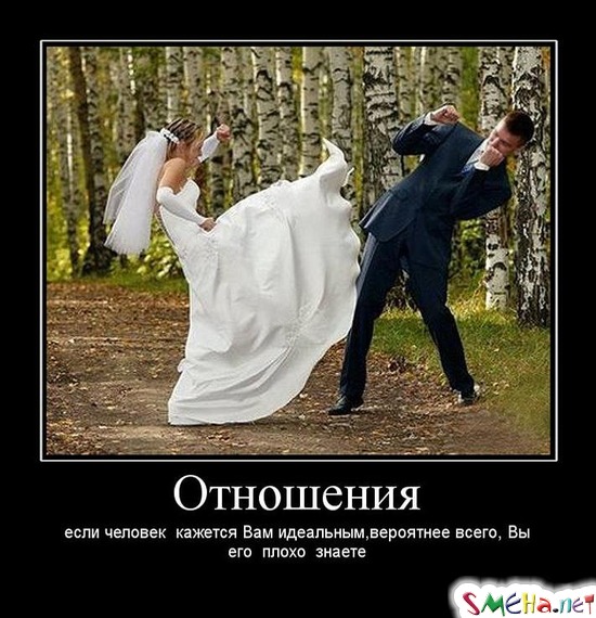 Отношения - если человек  кажется Вам идеальным,вероятнее всего, Вы его  плохо  знаете