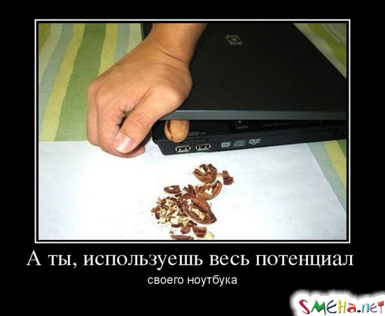 А ты, используешь весь потенциал  своего ноутбука