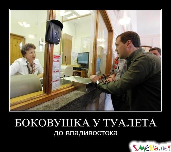 БОКОВУШКА У ТУАЛЕТА - до Владивостока