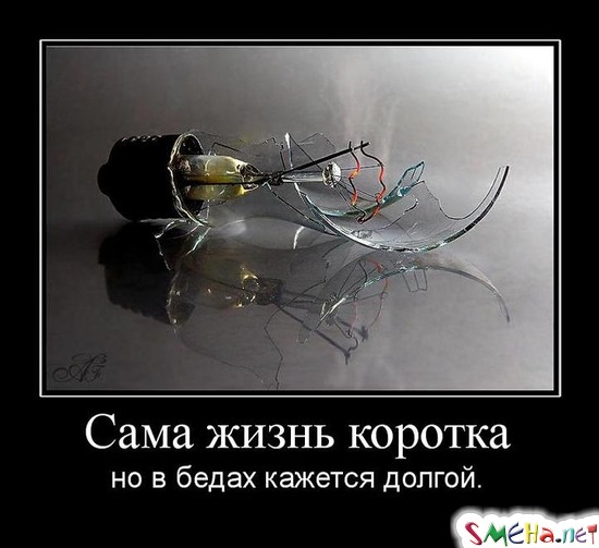Сама жизнь коротка - но в бедах кажется долгой.