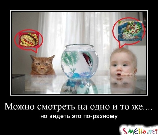 Можно смотреть на одно и то же... - но видеть по разному