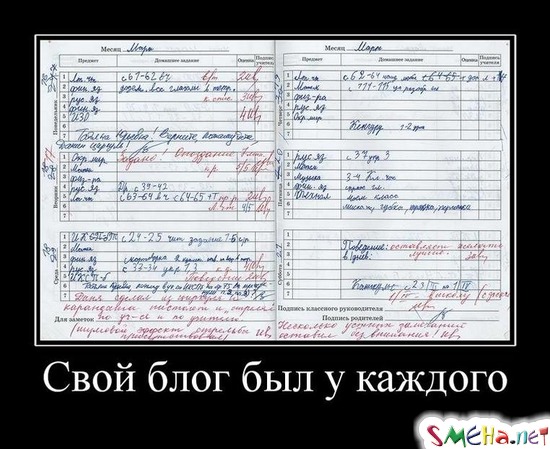 Свой блог был у каждого