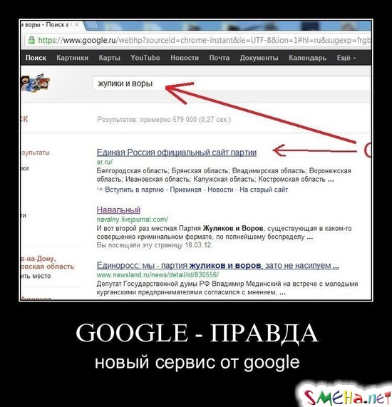 GOOGLE - ПРАВДА - новый сервис от google