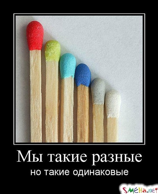 Мы такие разные - но такие одинаковые