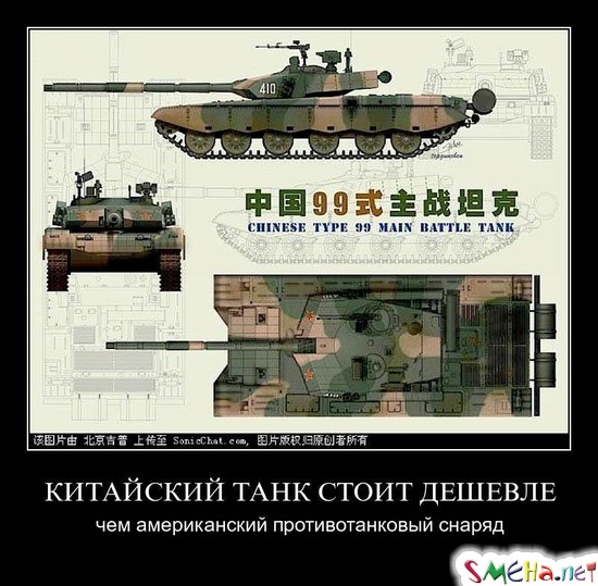 КИТАЙСКИЙ ТАНК СТОИТ ДЕШЕВЛЕ - чем американский противотанковый снаряд