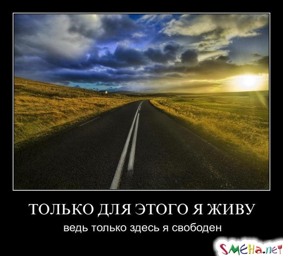 ТОЛЬКО ДЛЯ ЭТОГО Я ЖИВУ - ведь только здесь я свободен