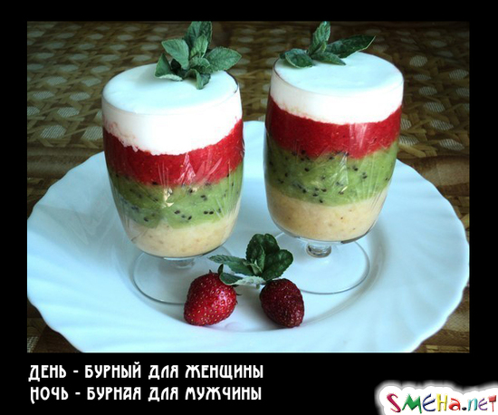 День - бурный для женщины. Ночь - бурная для мужчины