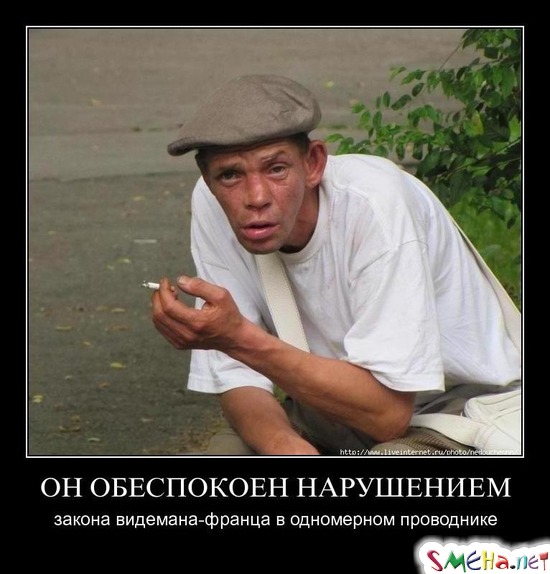 ОН ОБЕСПОКОЕН НАРУШЕНИЕМ - закона видемана-франца в одномерном проводнике