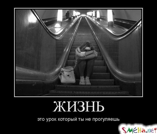 ЖИЗНЬ - это урок который ты не прогуляешь