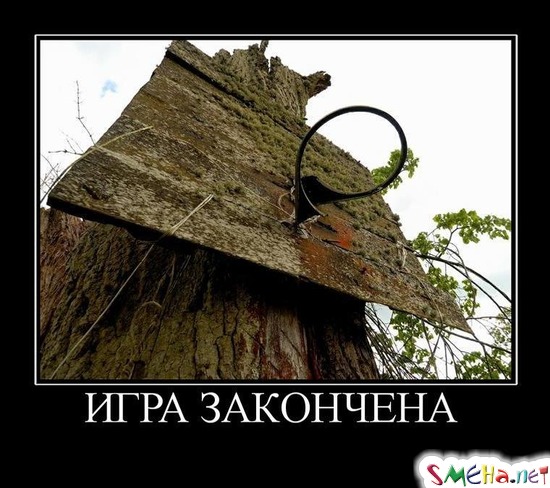 ИГРА ЗАКОНЧЕНА