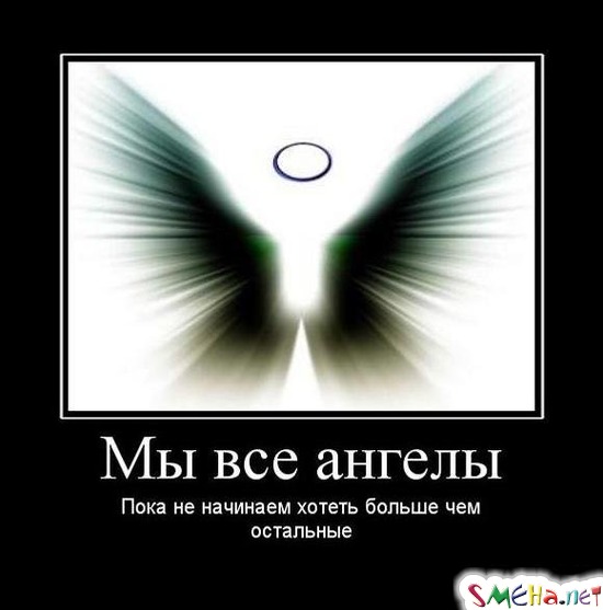 Мы все ангелы - Пока не начинаем хотеть больше чем остальные