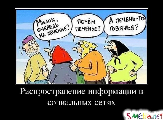 Распространение информации в социальных сетях