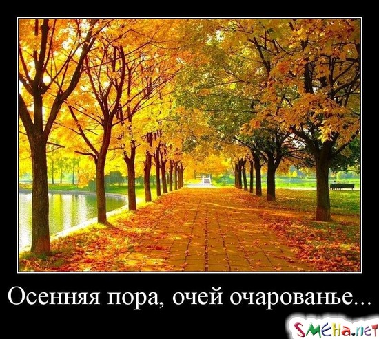 Осенняя пора, очей очарованье...