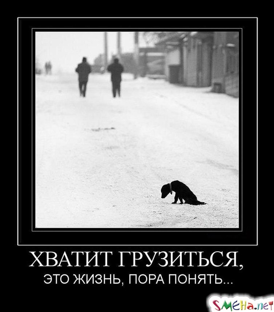 ХВАТИТ ГРУЗИТЬСЯ - ЭТО ЖИЗНЬ, ПОРА ПОНЯТЬ...