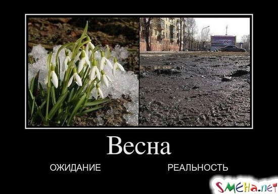 Весна - ОЖИДАНИЕ - РЕАЛЬНОСТЬ