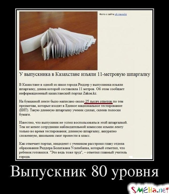 Выпускник 80 уровня